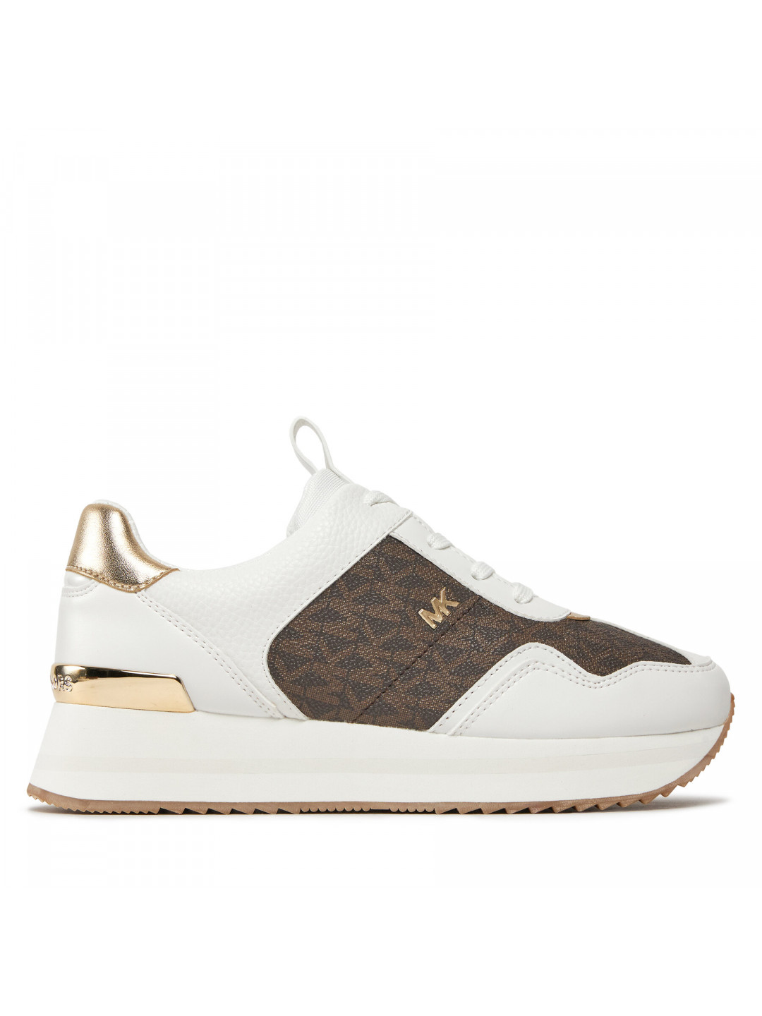 Sneakersy MICHAEL Michael Kors Raina Trainer 43R4RNFSAB Bílá